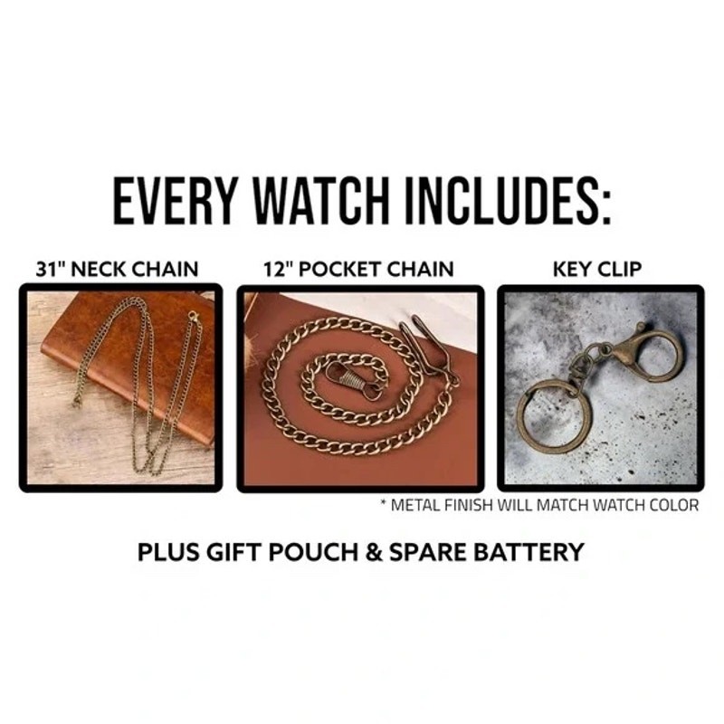 Lone Wolf Pocket Watch – Personalized Rustic Bronze Strength Outdoors Gift