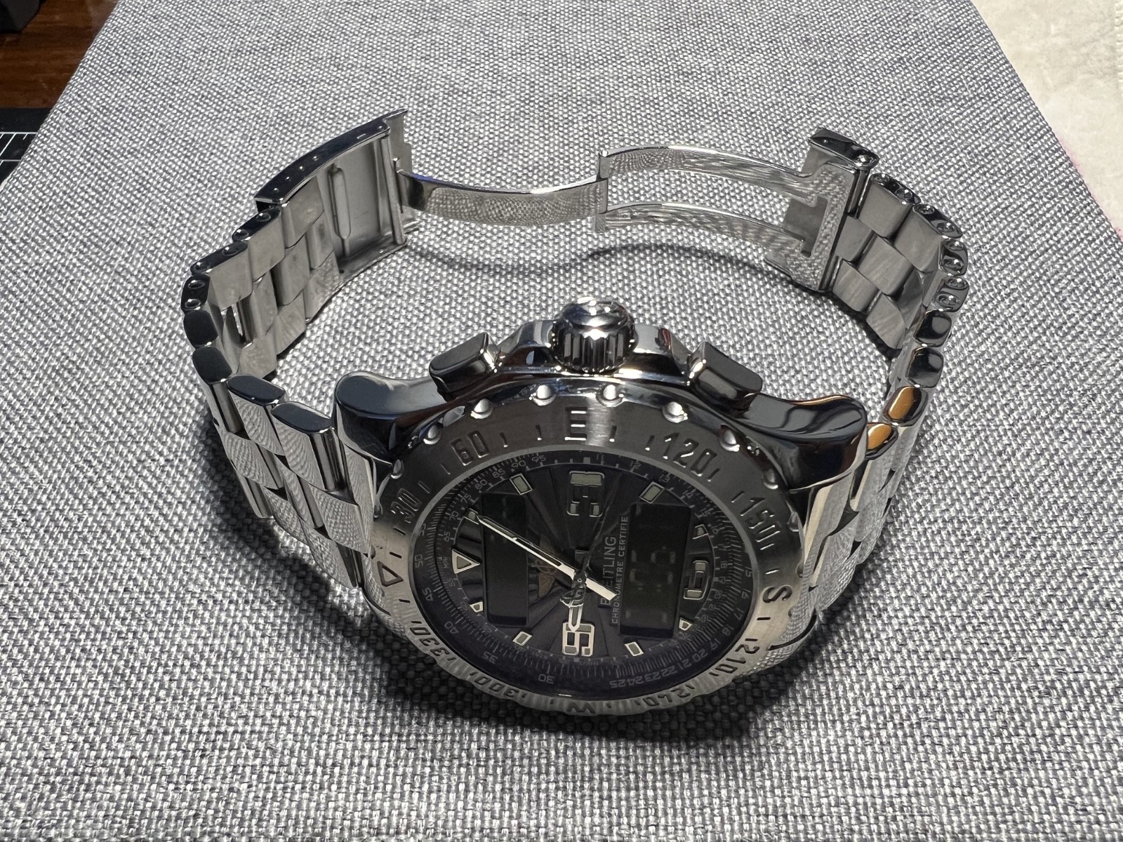 Brietling Airwolf. Recently polished and in pristine condition.