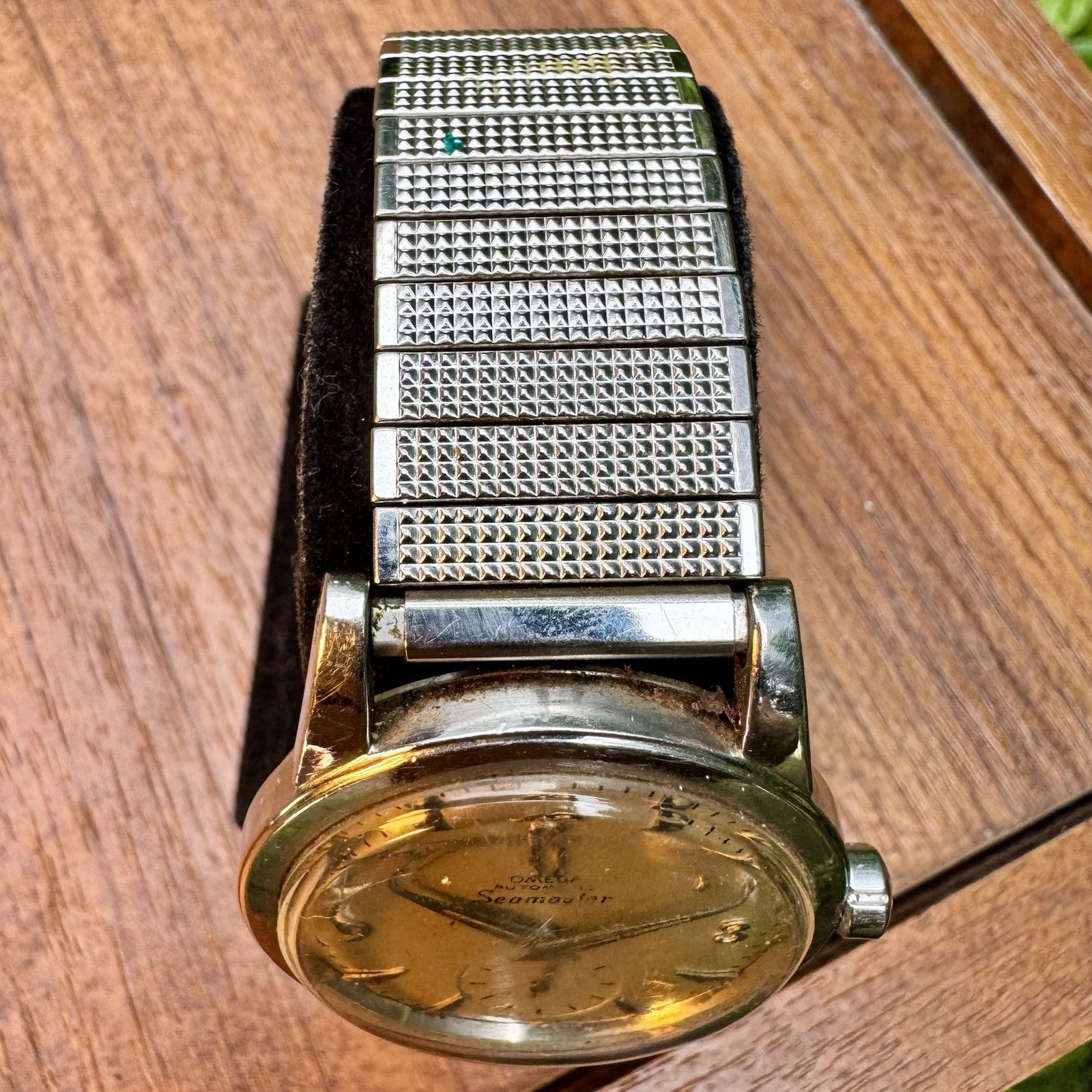 Vintage Omega Seamaster Bumper 1950s Automatic 2576-16 cal 342 Mens Sports Watch