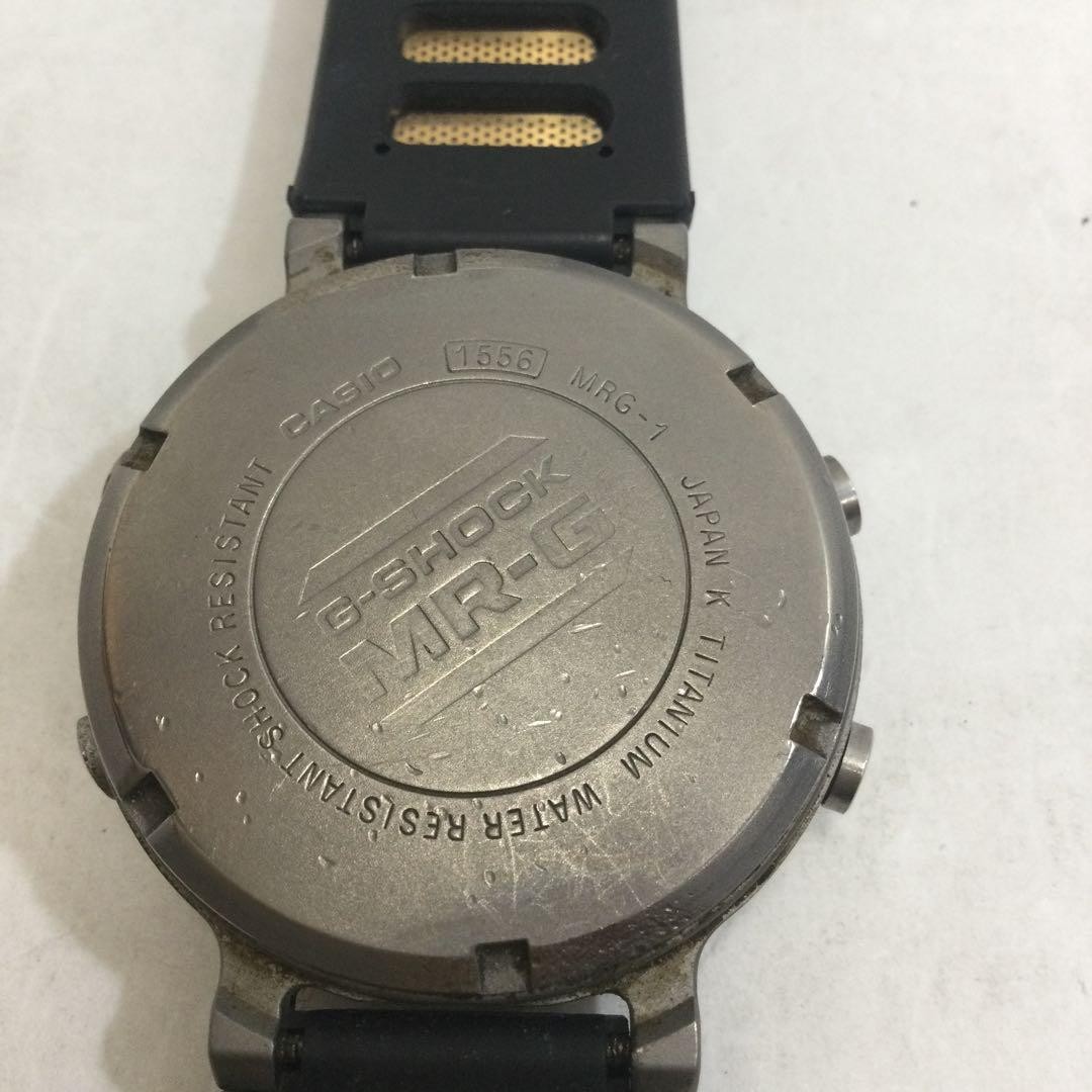 Casio G-Shock MRG-1 Men’s Titanium Digital Watch Black Used from Japan