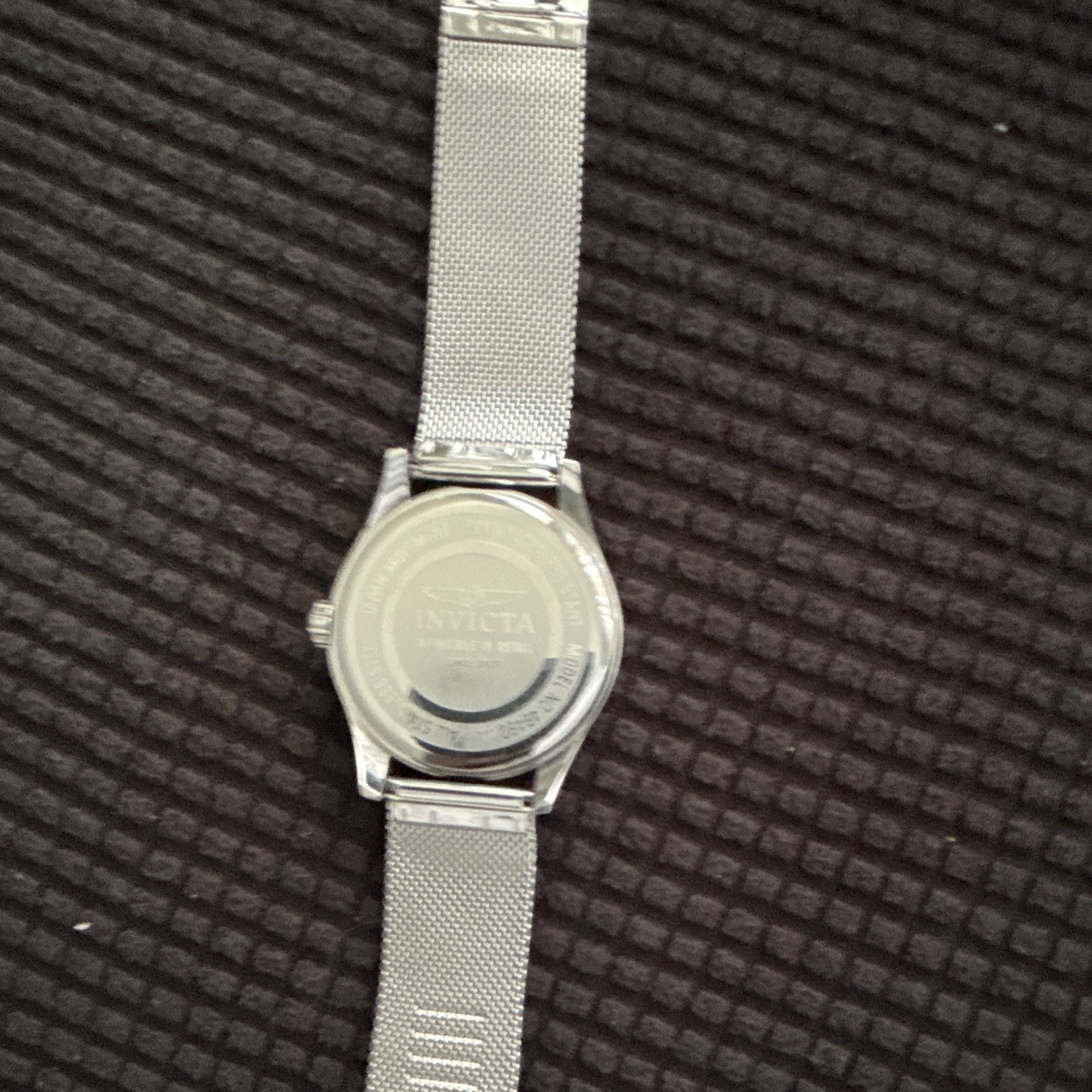 Invicta Quartz Wristwatch Silver Dial Stainless Mesh Band 31mm 50m WR