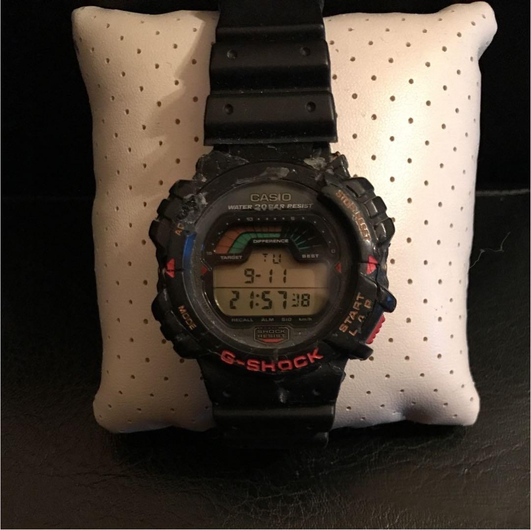 CASIO G-SHOCK DW-6000 Vintage Digital Quartz Watch Black Japan Working