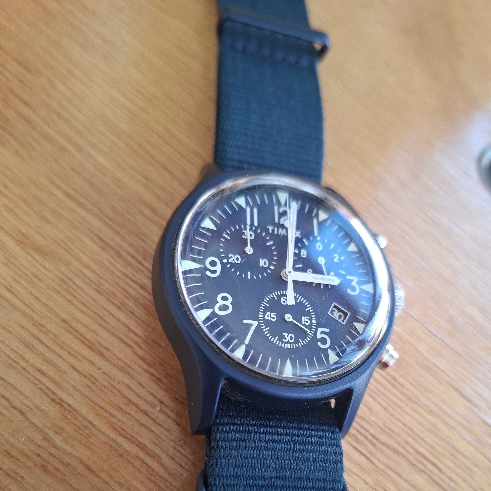 Timex MK1 Chronograph Quartz Blue Dial Men’s Watch TW2R67600
