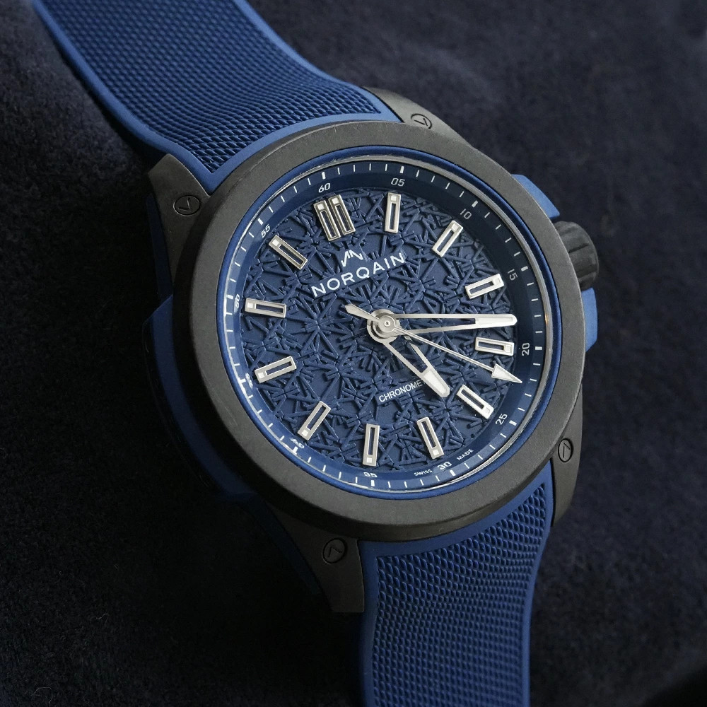 NORQAIN Independence Wild One NNQ3000QBA1A Automatic 42mm Box Papers Blue Men’s