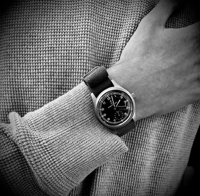 MWC 1940s/1950s “Dirty Dozen” Pattern General Service Watch with 21 Jewel Auto
