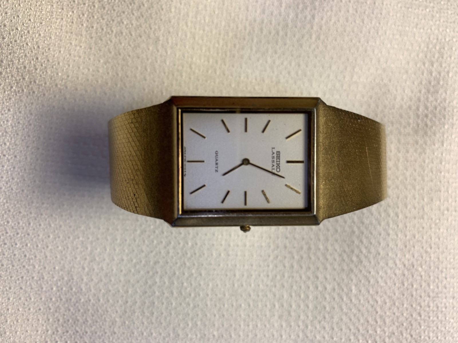 Men’s Vintage 1983 Ultra Slim Watch SEIKO LASSALE 6730-5049. Midsize. In BOX