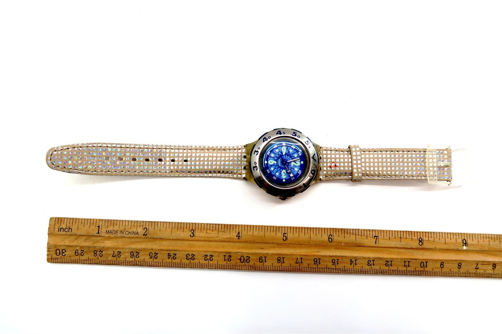 Swatch Scuba Watch LUNAIRE SDK113 w/ Case and Papers 1994 Gents REPLACEMENT BAND