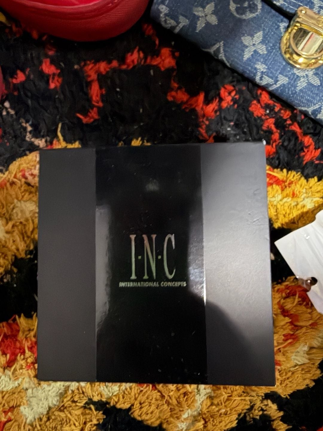 I.N.C. International Concepts Men’s Black Chronograph Link Watch