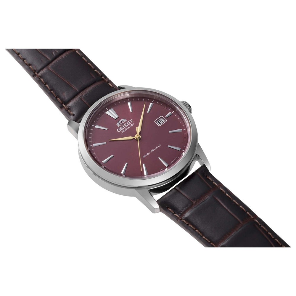 Orient Men’s Symphony III Red Dial Automatic 42mm Watch RA-AC0F15R