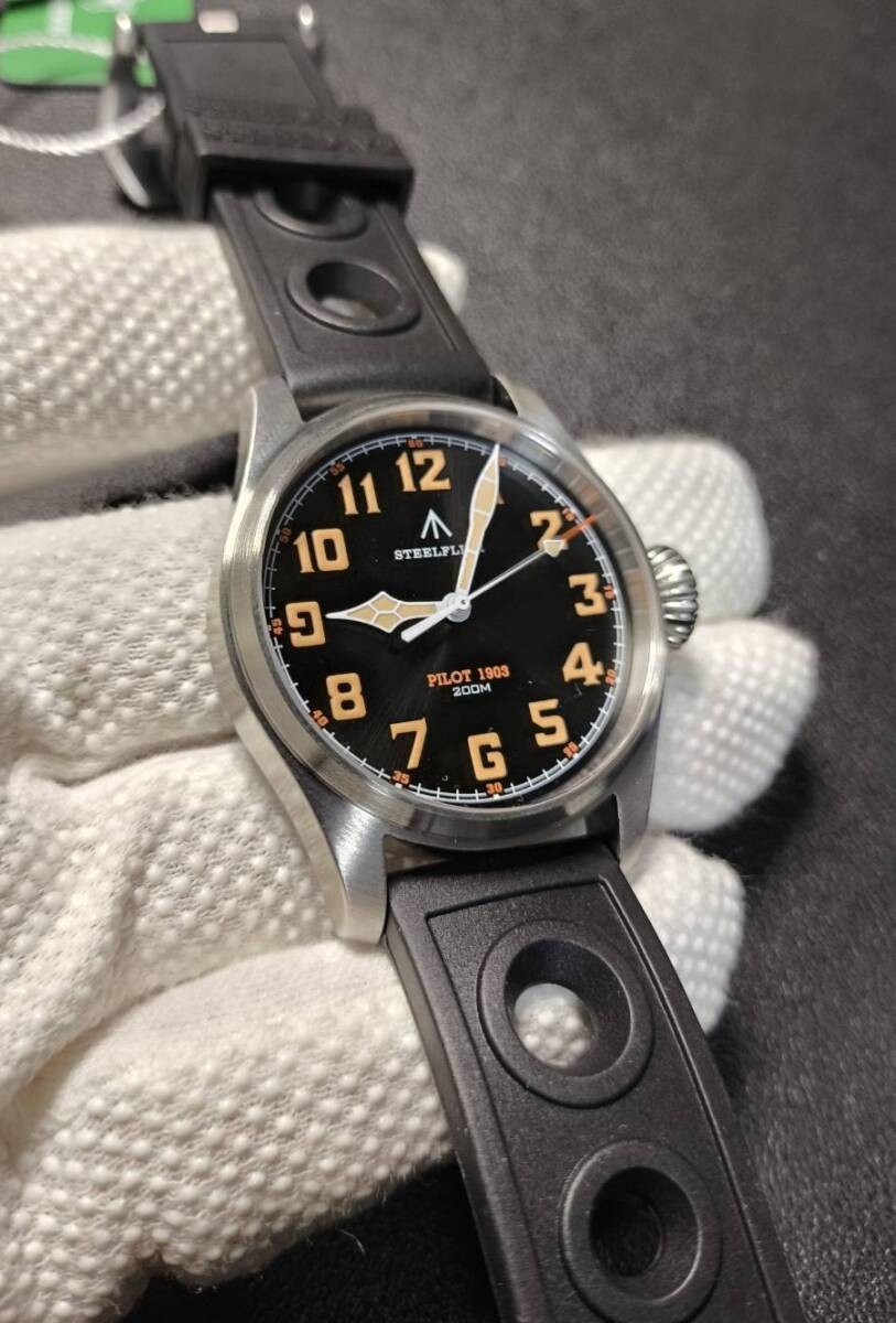 VH31 Mecha Quartz STEELFLIER STEELDIVE STEEL DIVE Diver Pilot Watch SEIKO Pilot