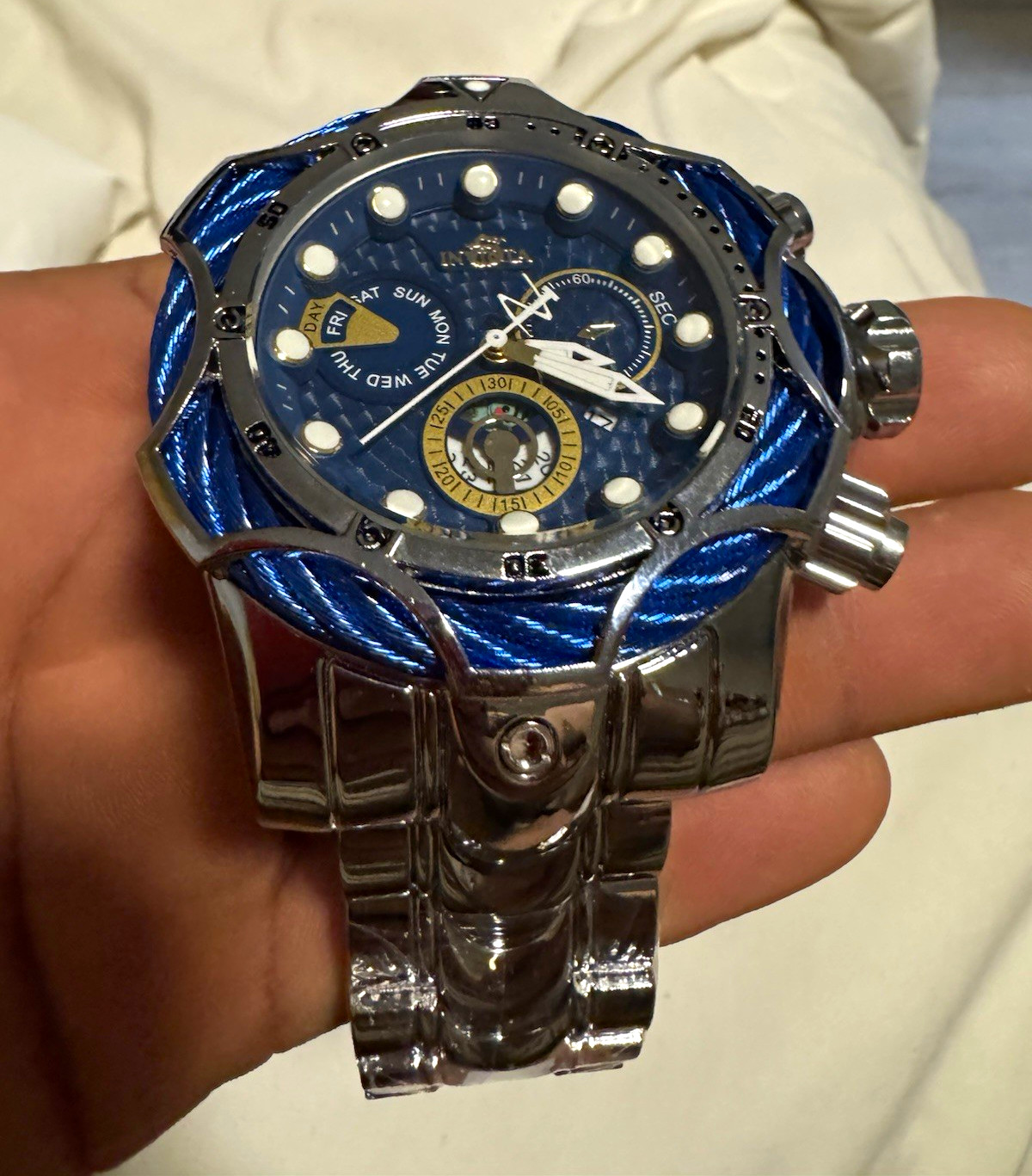 Invicta Bolt Men’s Quartz Analog Watch imitation 55mm
