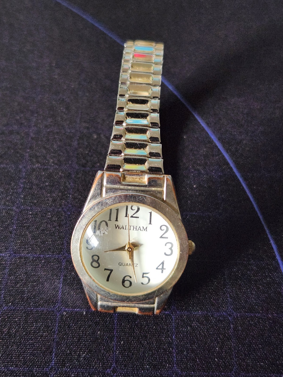 Waltham Quartz Watch with Stainless Steel Expansion Band