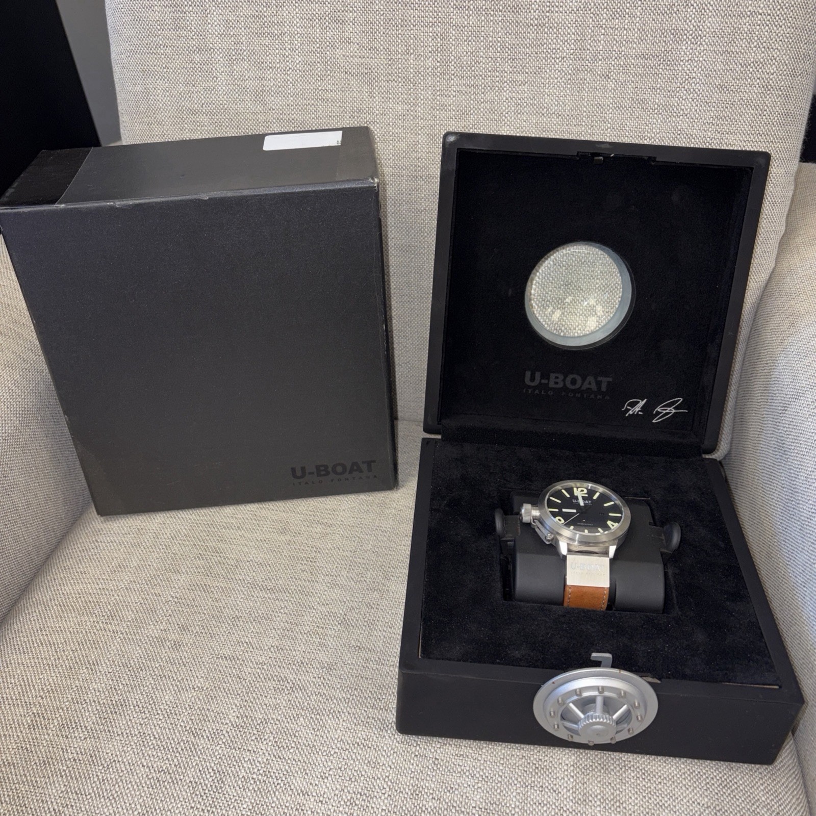 U-BOAT Classico 45 Automatic 45mm Black Dial Discontinued w/ Box