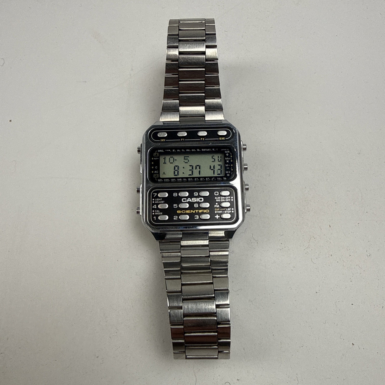 CASIO CFX-200 SCIENTIFIC CALCULATOR WATCH Module 197 Working Vintage