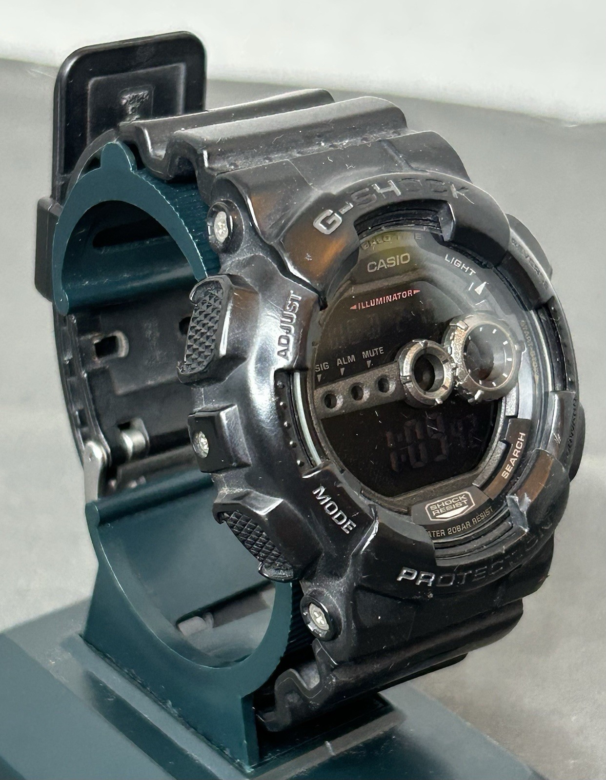 Casio G Shock Watch Men Digital Black Day Date 3263 GD-100 51mm New Battery