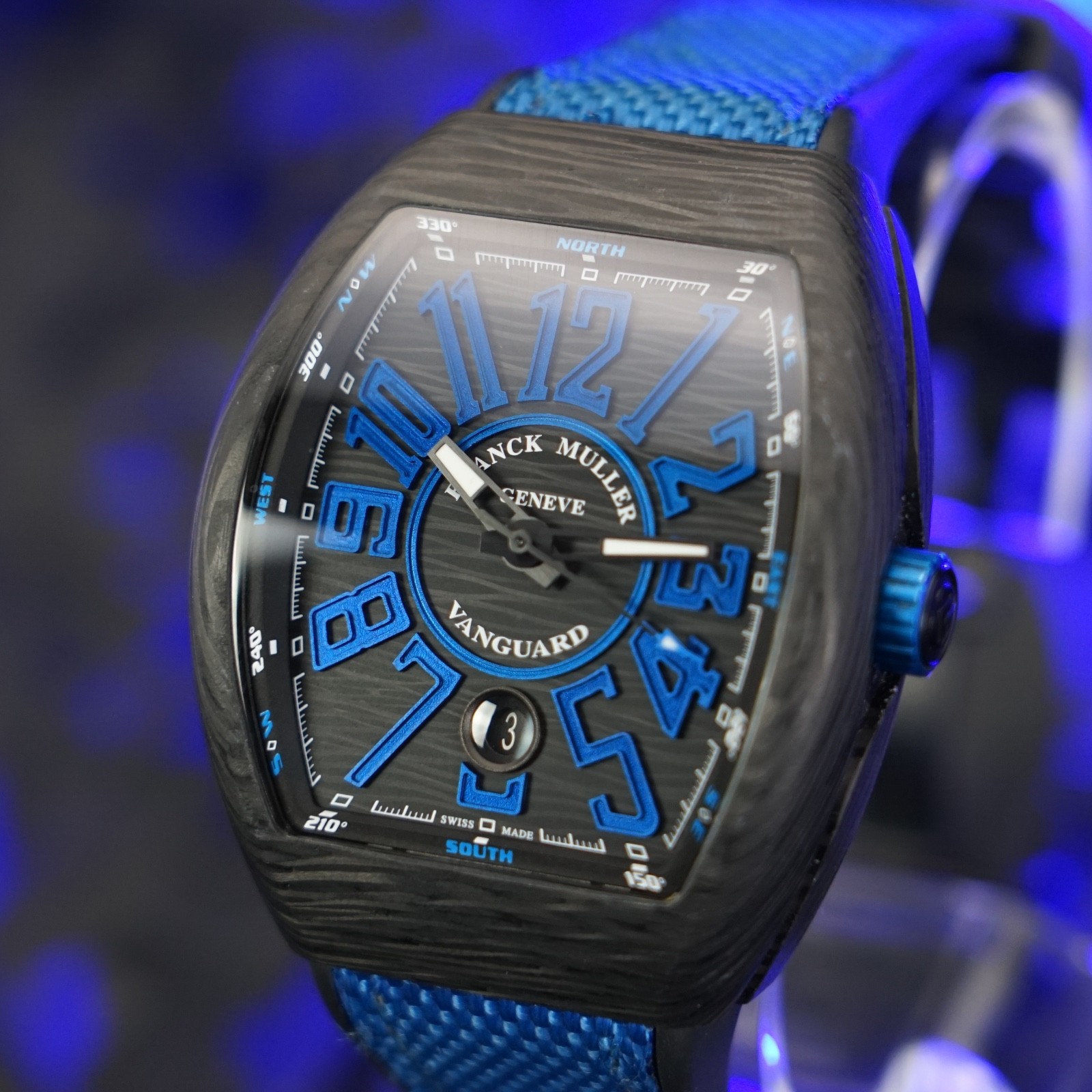 Franck Muller Vanguard Carbon 41mm – V41SCDT – Full Set