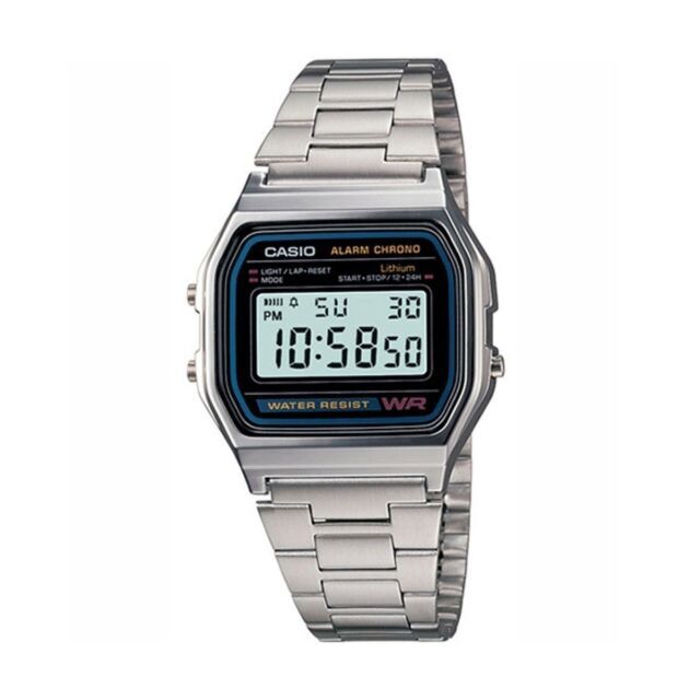 Casio Classic A158WA-1DF Wrist Watch for Men – Silver