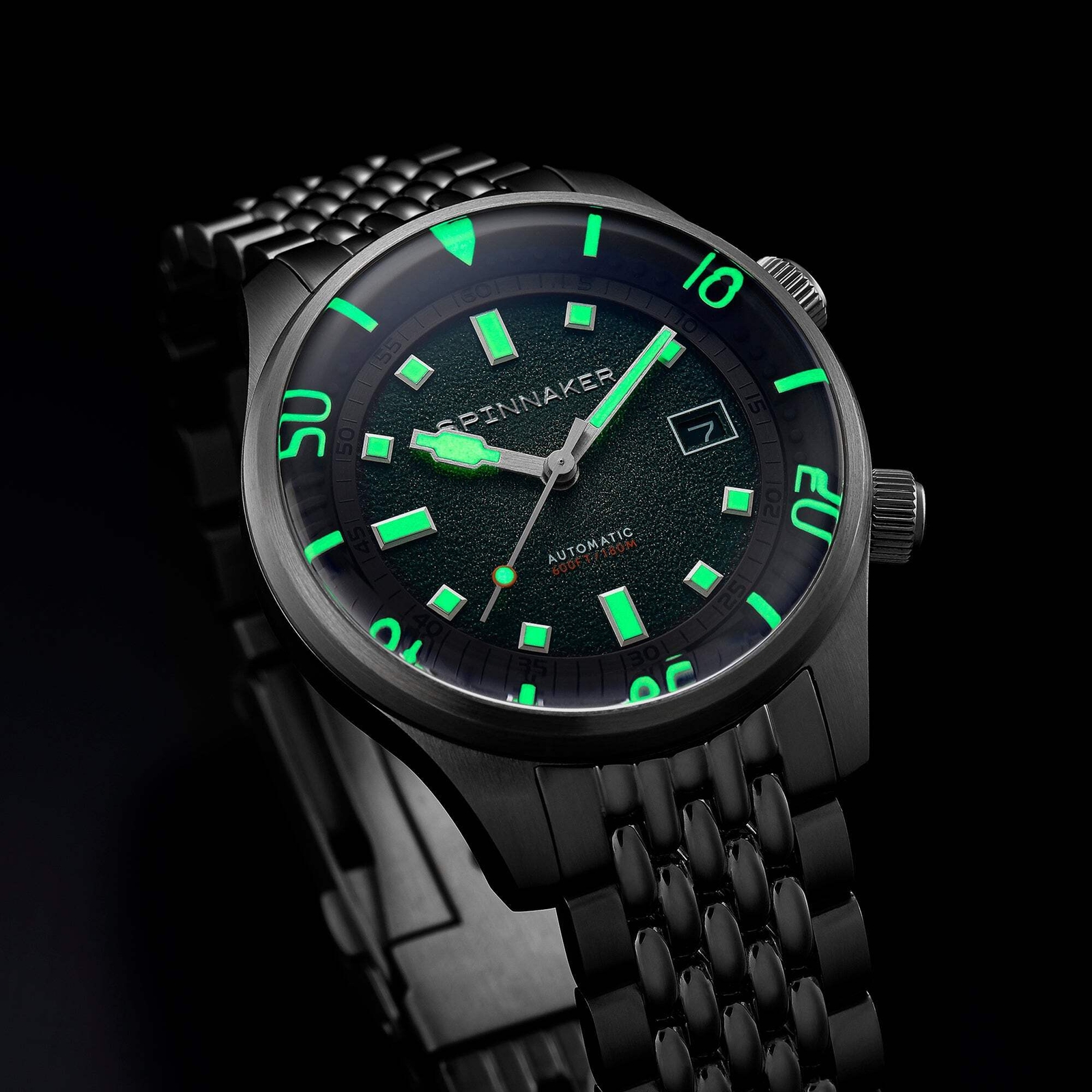 Spinnaker Bradner Stainless Steel 42mm Japanese Automatic Wristwatch
