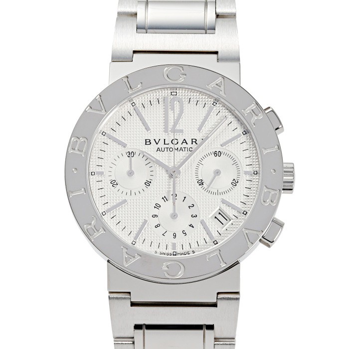 Bvlgari Bulgari BB38WSSDCH Stainless Steel 38.0mm White Dial Automatic #YKW804