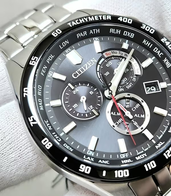 Citizen CB5874-90E Eco-Drive Collection World Time Stainless Steel Men’s Watch