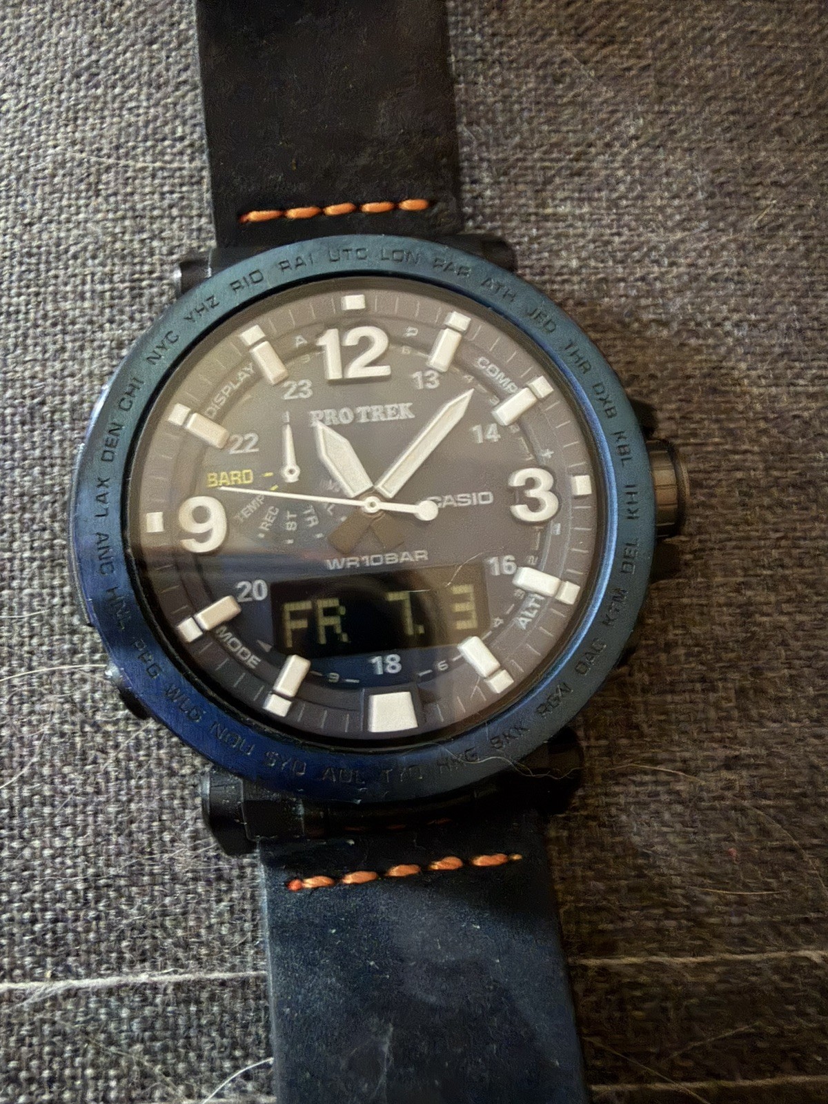 Casio PRG600YB-2 Pro Trek Navy Blue Analog-Digital Series.