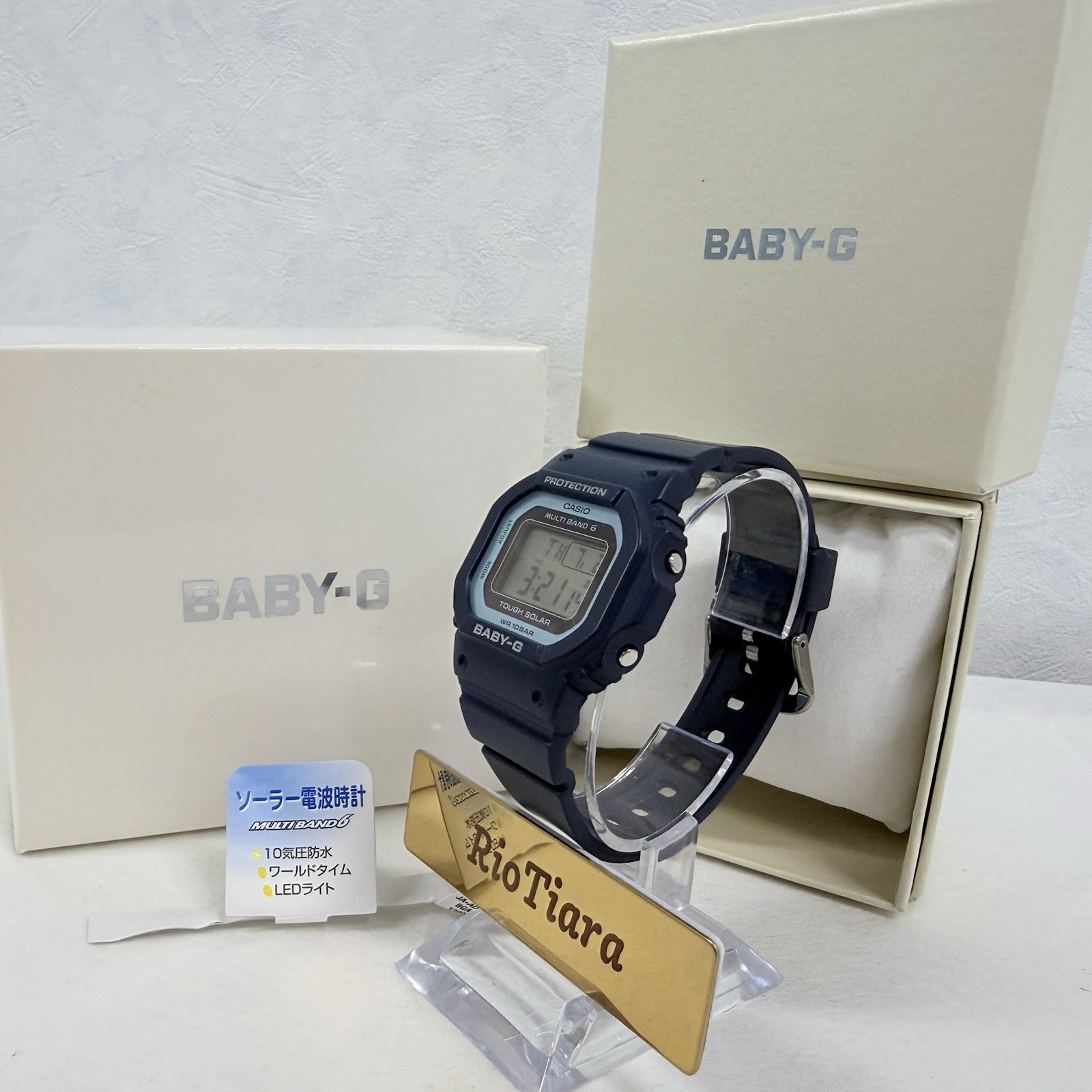 Casio Baby-G BGD-5650-2JF Matte Navy Blue Radio Controlled Women Watch Mod 3493