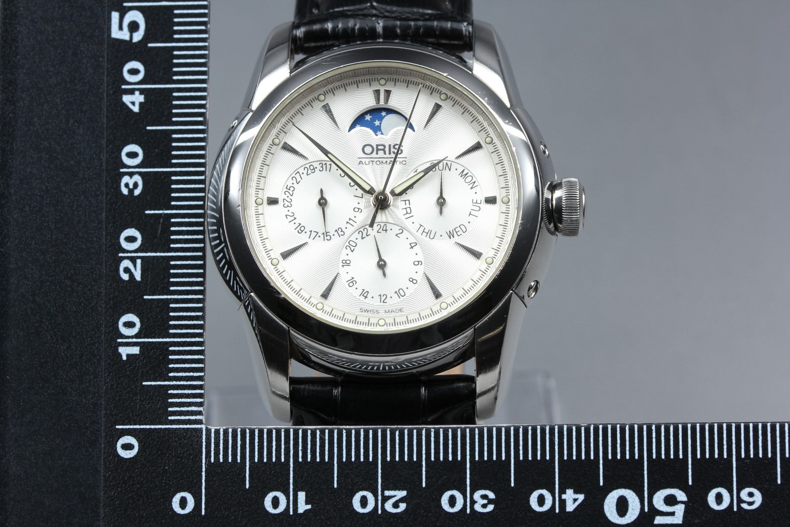 [Near MINT] ORIS Artelier 7546 Moon Phase Automatic 40mm Men’s Watch From JAPAN