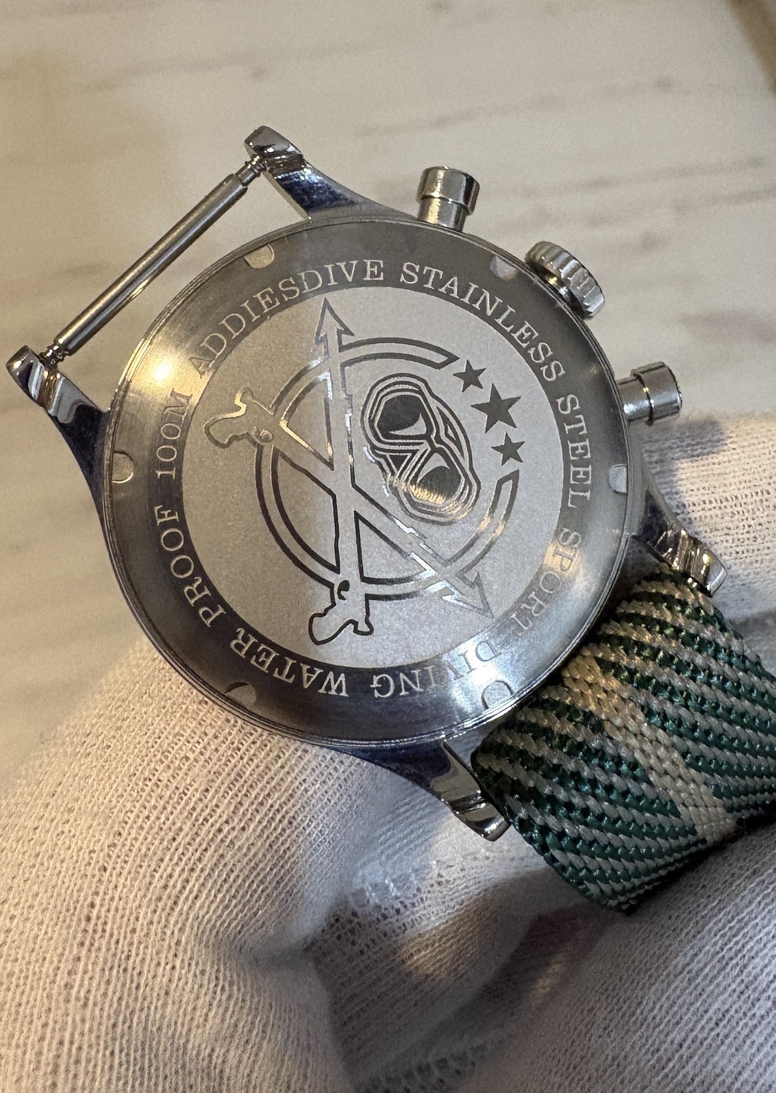 Addiesdive Chronograph Quartz 38MM Watch