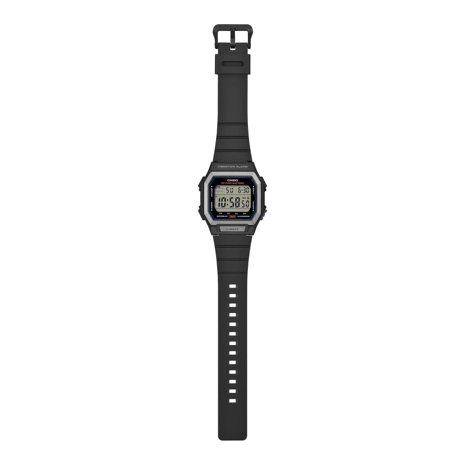 Casio W-738H Big Digit Front Light Button 10 Bar Digital Sports Men’s Watch