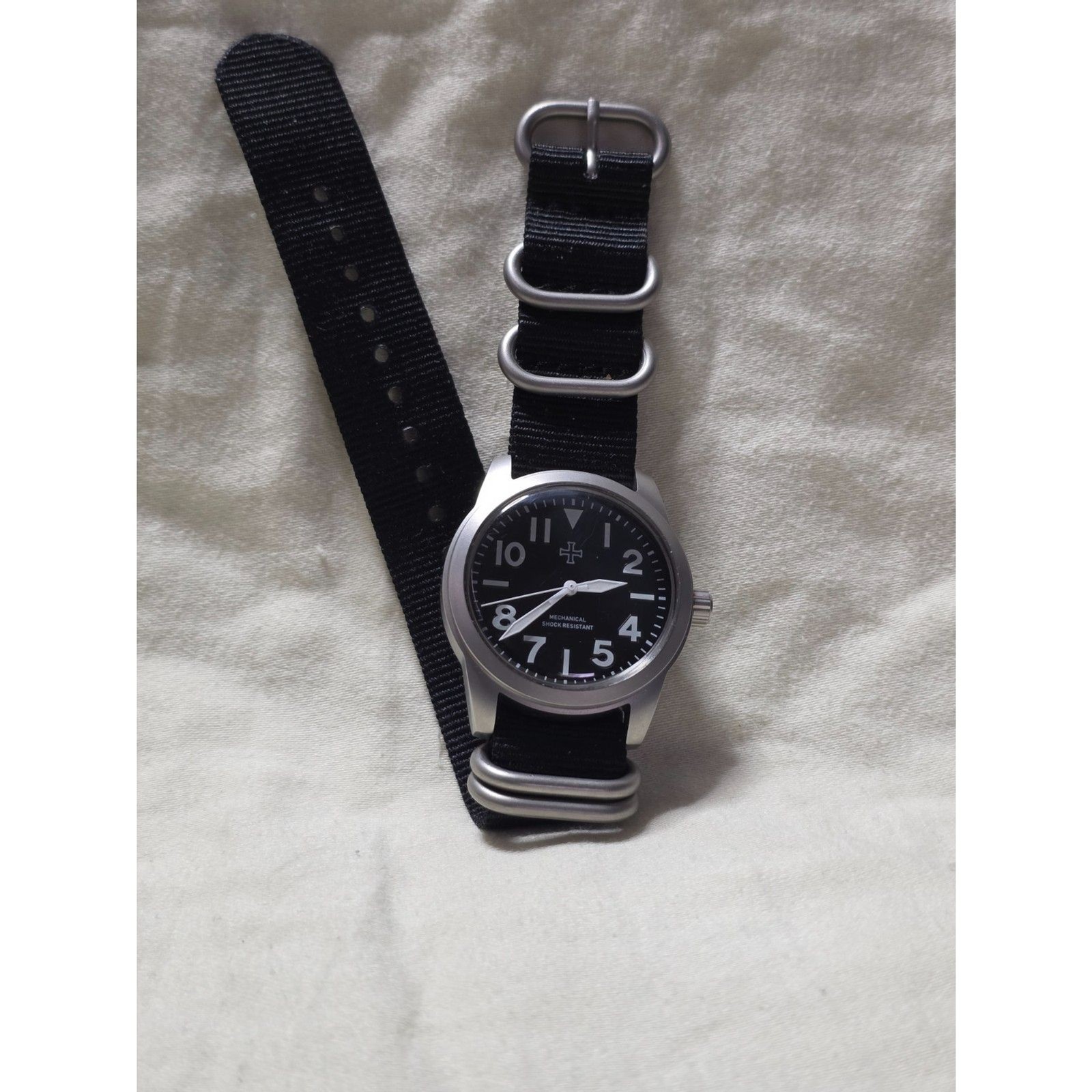 Toujours Pret Mechanical Field Watch – Black Dial – Brand New