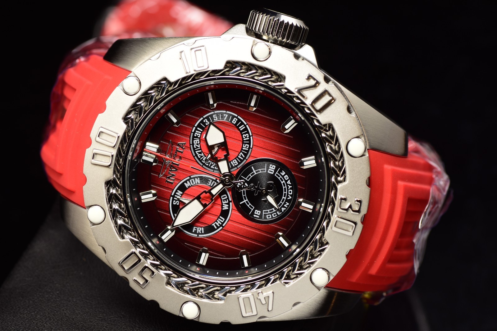 Invicta Men’s Racing JM Limited Edition Gunmetal Dial Quartz Strap Watch