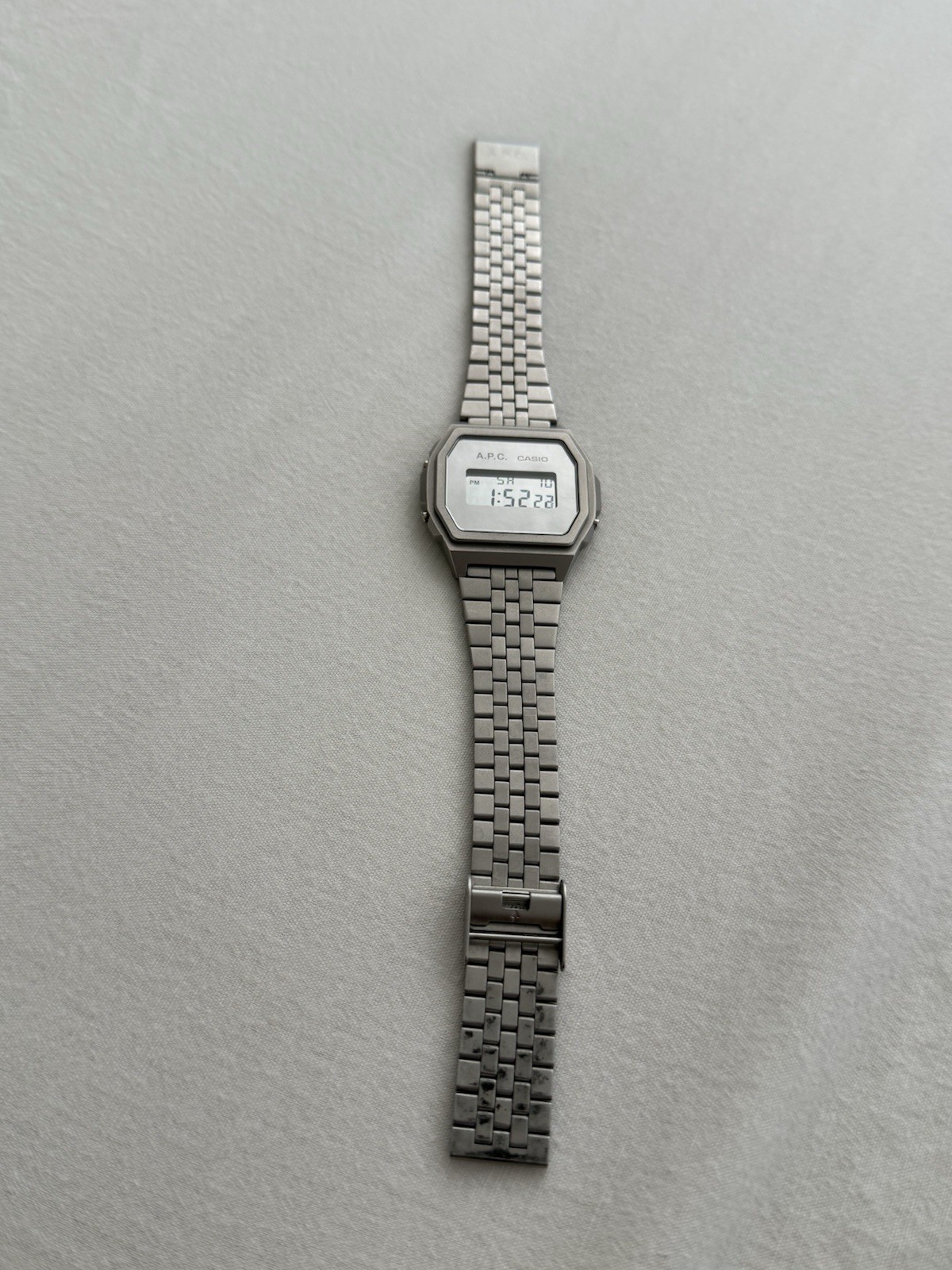 APC x Casio Collaboration Watch Silver