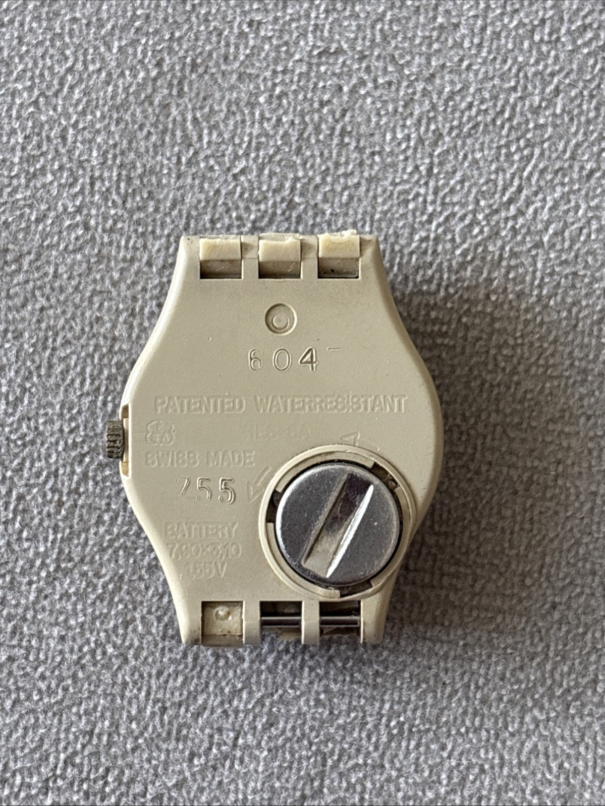 Swatch Watch Women 1985 Great Condition Working Vintage Rare No Straps