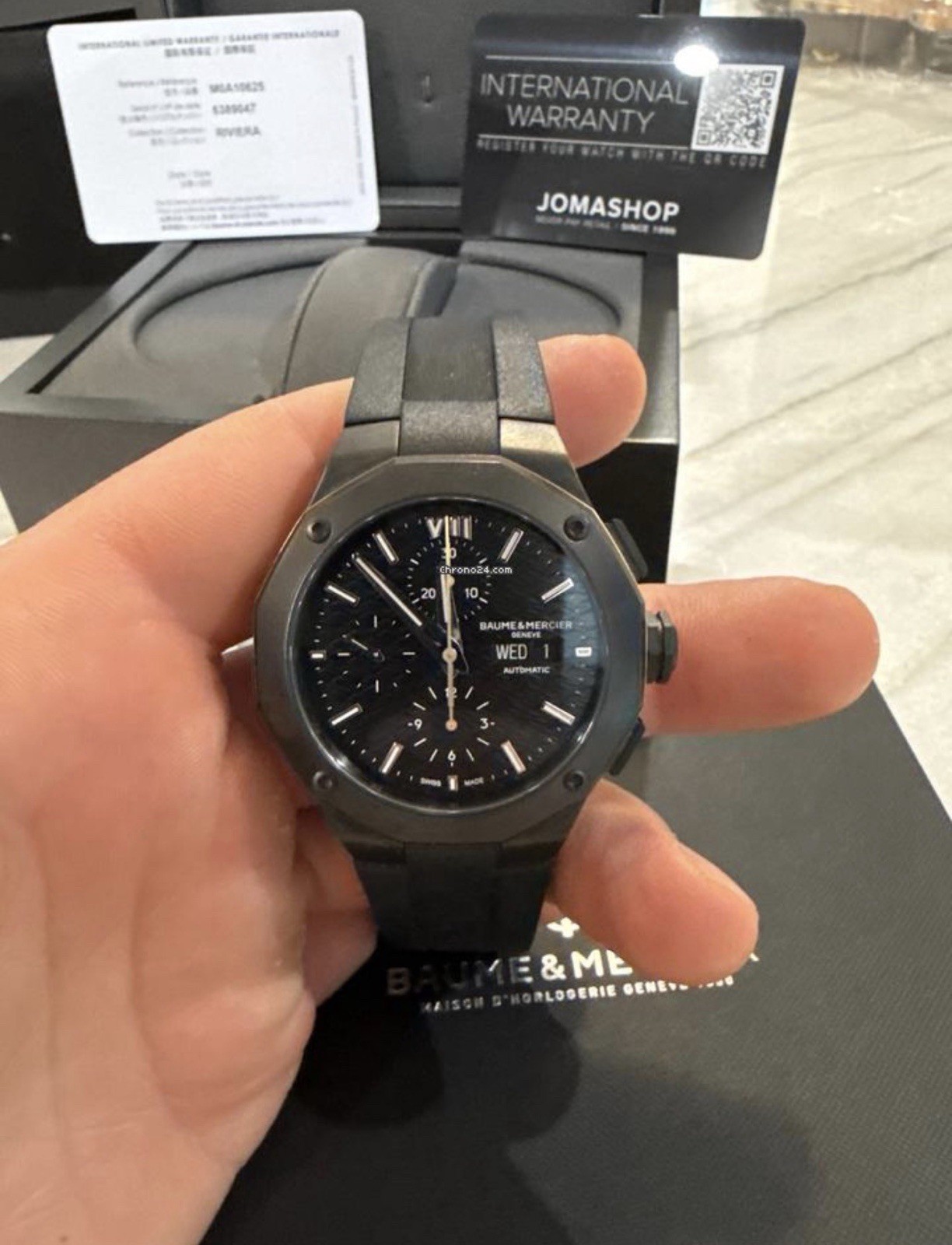 Baume & Mercier Riviera Men’s Black Watch – M0A10625