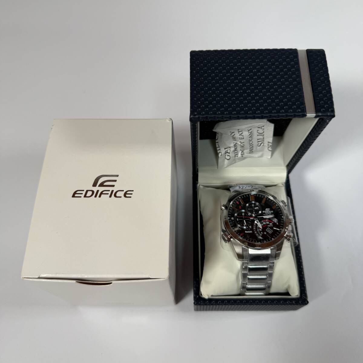 New and CASIO Edifice EQB 501XD 1AJF Radio Solar Black Dial Men s Watch