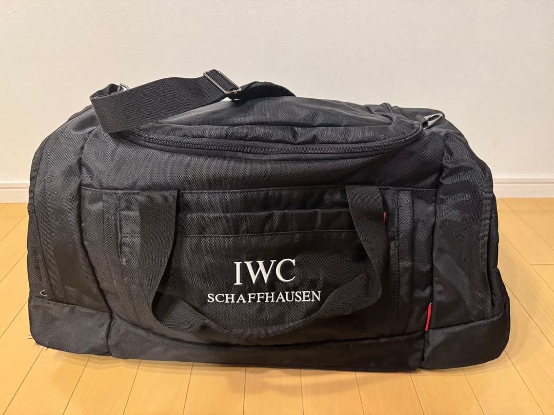 IWC Rare Nylon Canvas Boston Bag, Large Travel Duffle from Japan