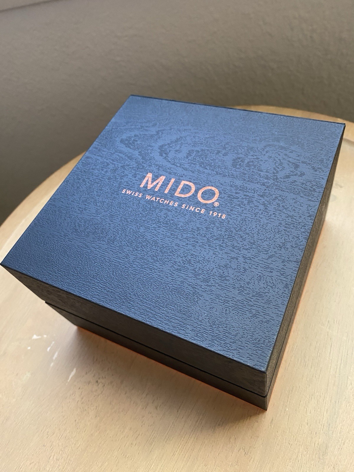 MIDO Ocean Star Automatic Diver Blue Dial/Bezel Rose Gold Case 40.5mm Day/Date
