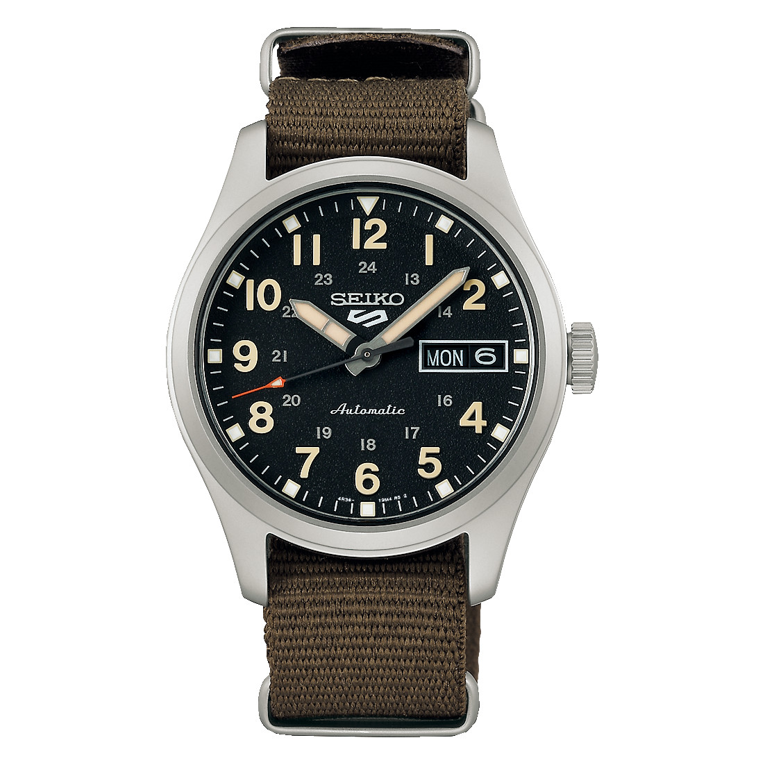 Seiko Unisex 5 Sports Automatic Black Dial Watch – SRPJ85K1 NEW