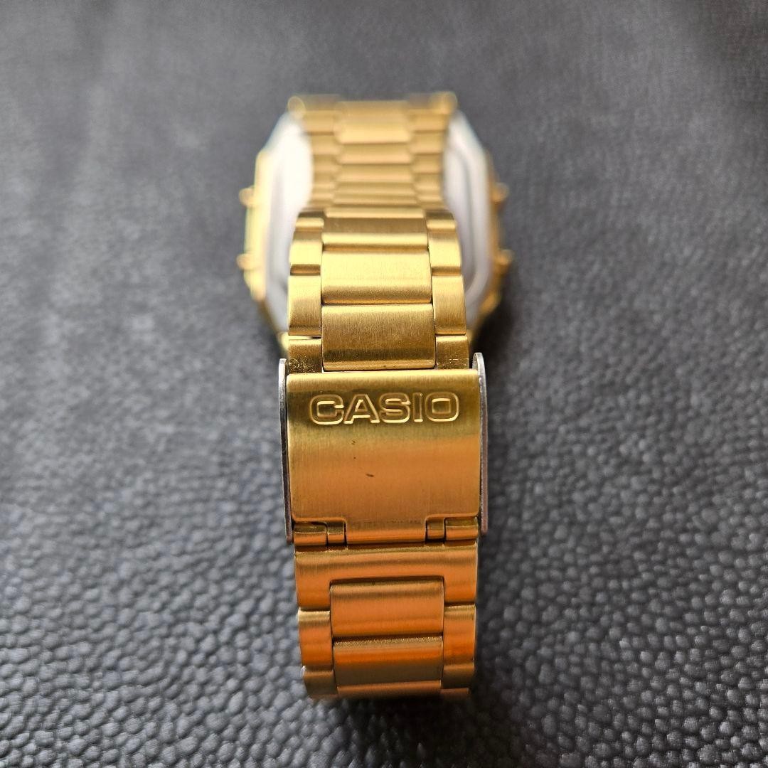 CASIO DATA BANK DB-380 Gold Digital Watch