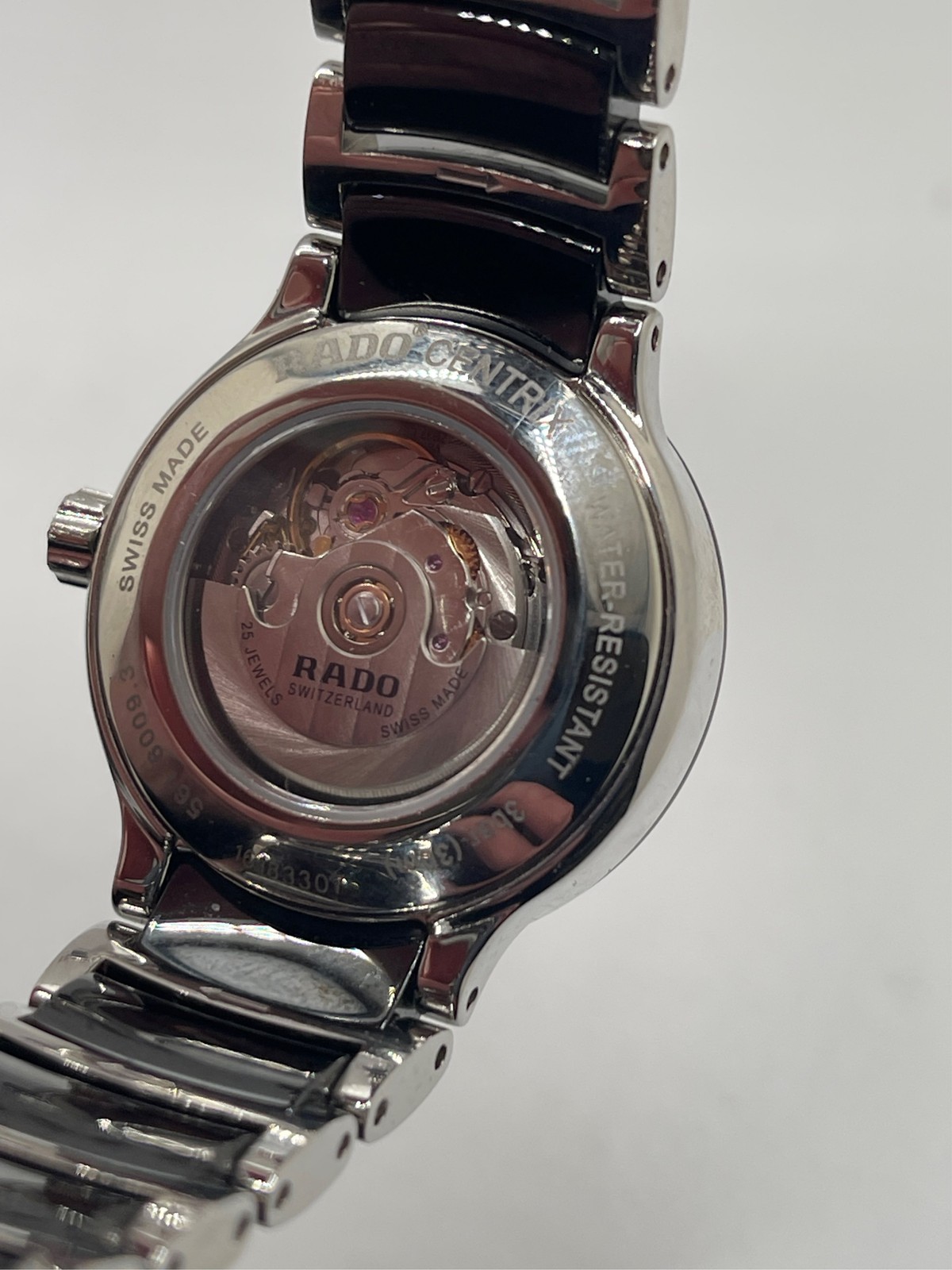 Rado Centrix Automatic Diamonds Unisex with Black Dial, Date Display and Swiss A
