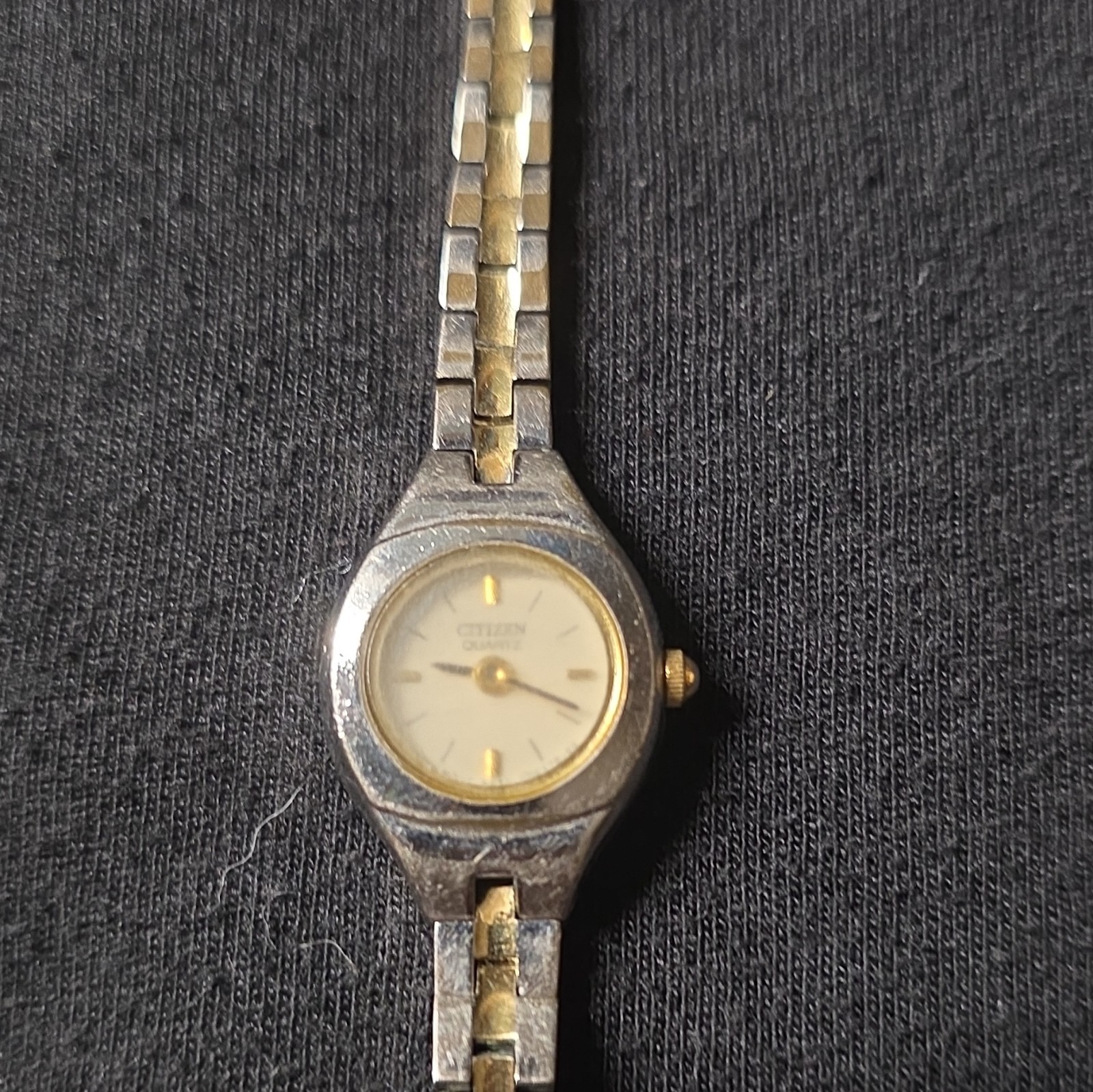 Citizen Women’s Quartz Analog Dress Watch Two-Tone Metal Bracelet White Dial