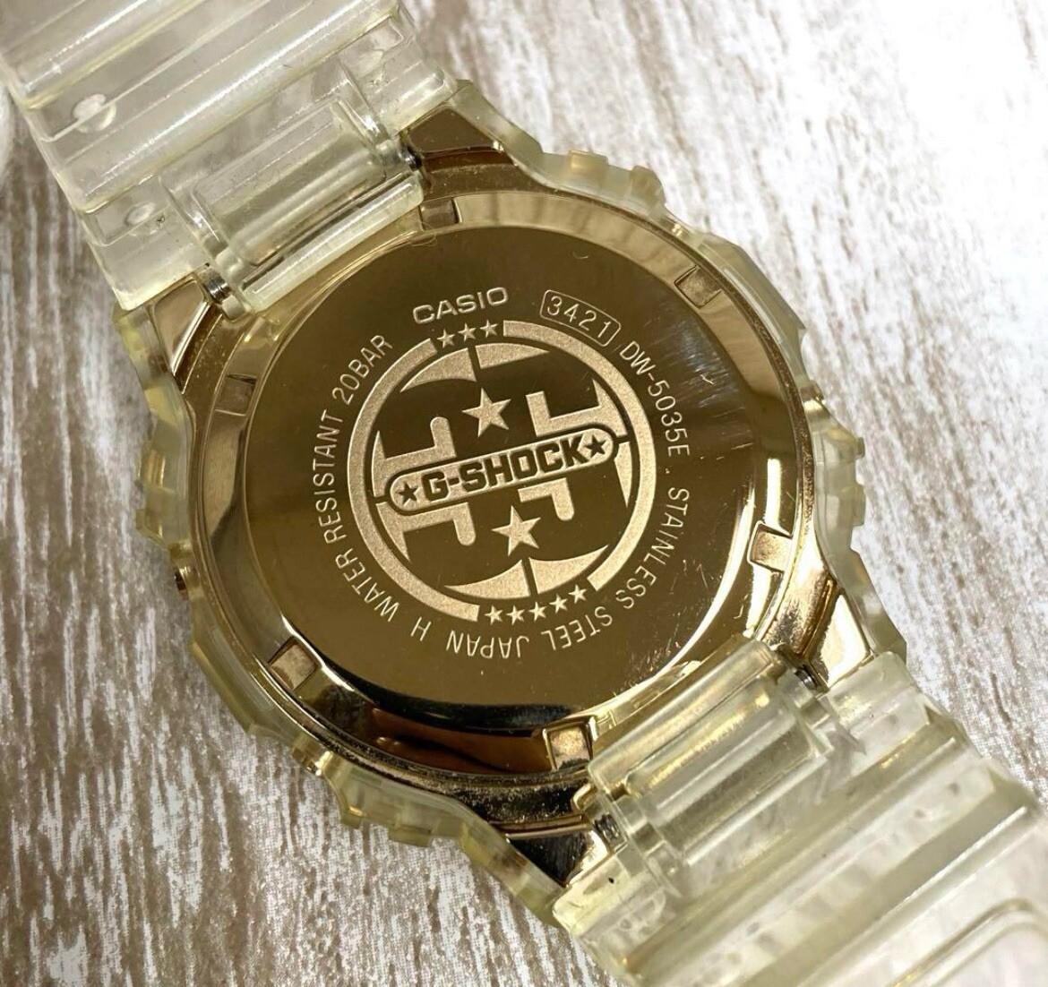 Casio G-Shock Glacier Gold 35th DW-5035E-7JR From Japan
