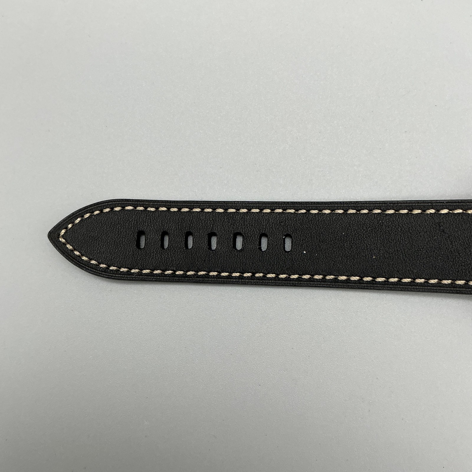 Diesel Mens Watch 43mm Black Dial Cushion Case Leather DZ-2089 New Battery