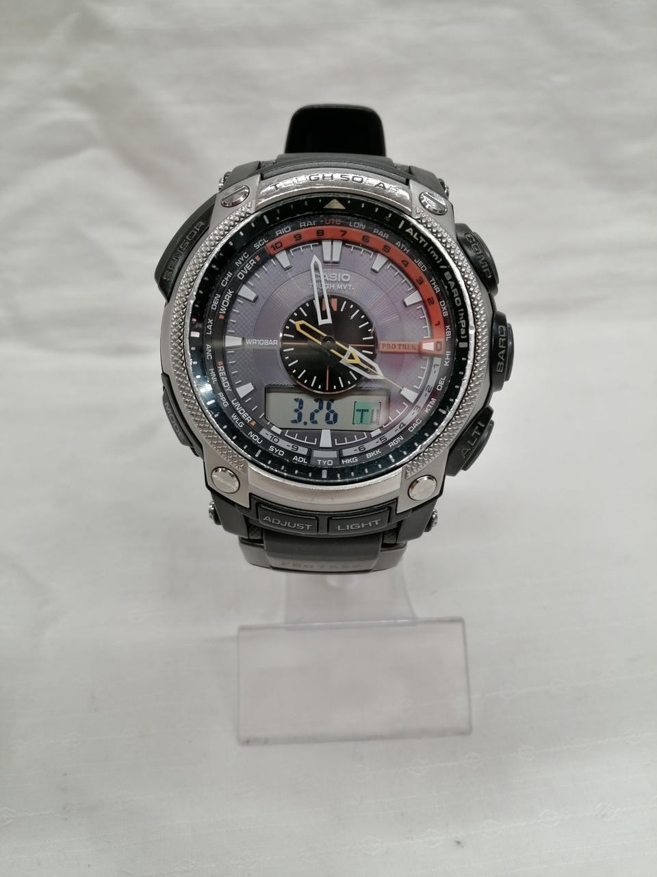 [A3S] Casio Pro Trek PRW-5000 Tough Solar Radio Wave Digital-Analog [u4s]