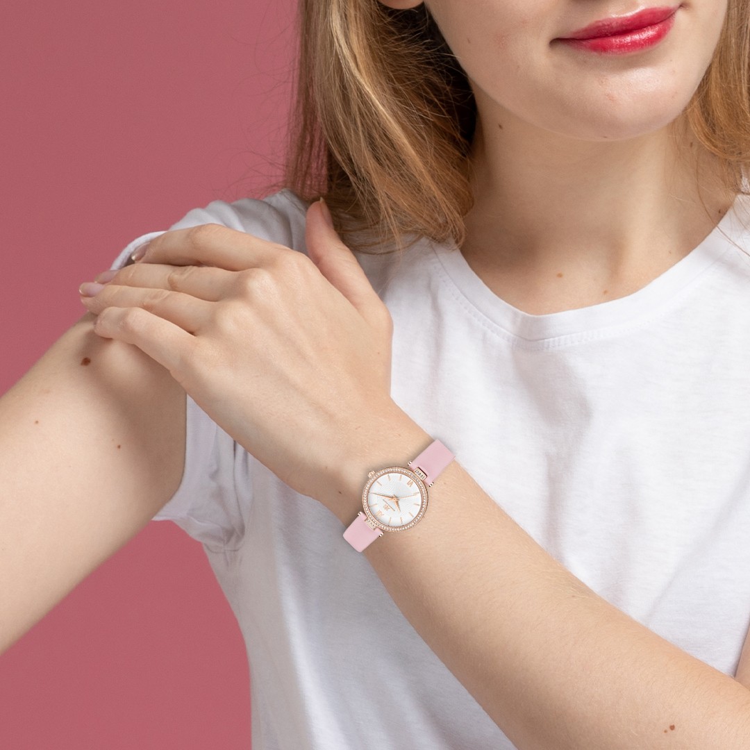 Kenneth Scott Women’s Analog Watch | White Dial, 32mm, 30 m (3 ATM)