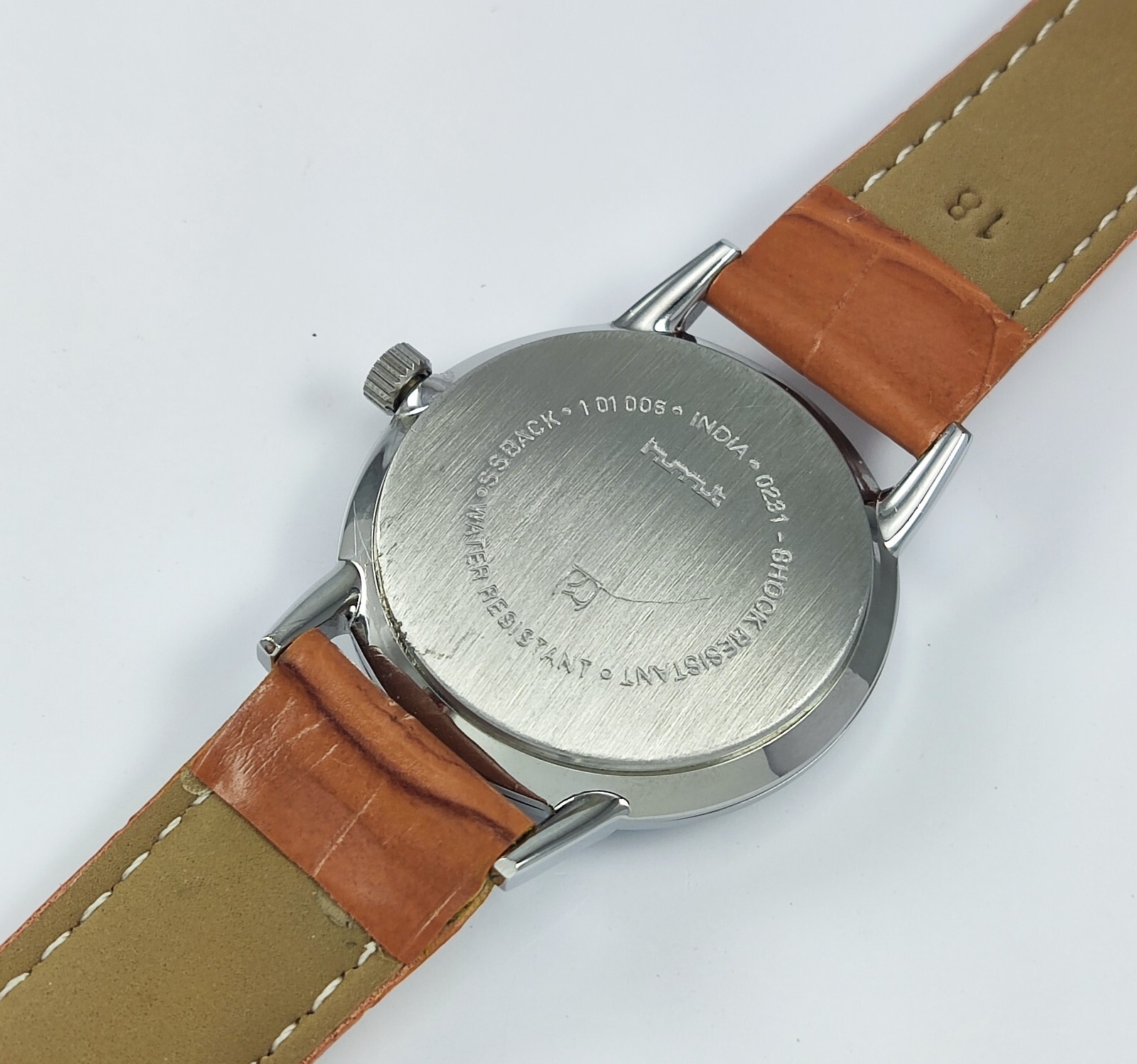 HMT Sona Red Dial 17 Jewels Working Mechanical HandWinding For Men’s Wrist Watch