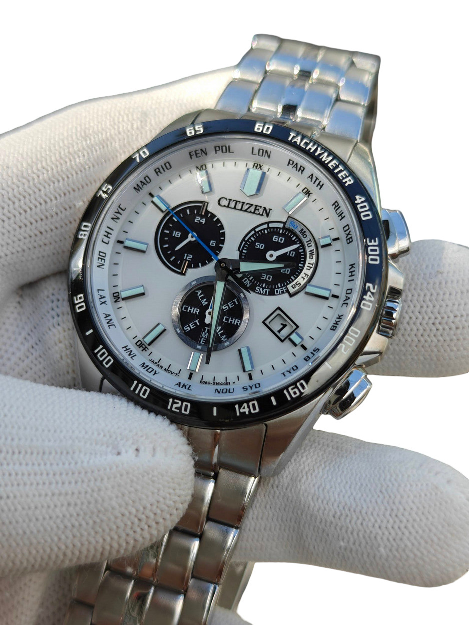 Citizen A-T Sapphire Chronograph Stainless Steel Men´s Watch CB5874-90A