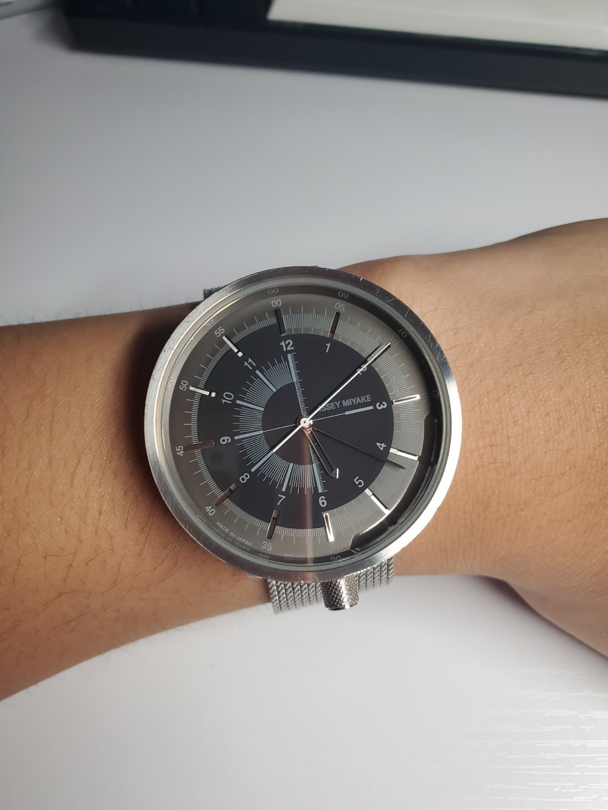 Issey Miyake Watch 1/6 Nao Tamura Design NYAK002 Steel Analog Used
