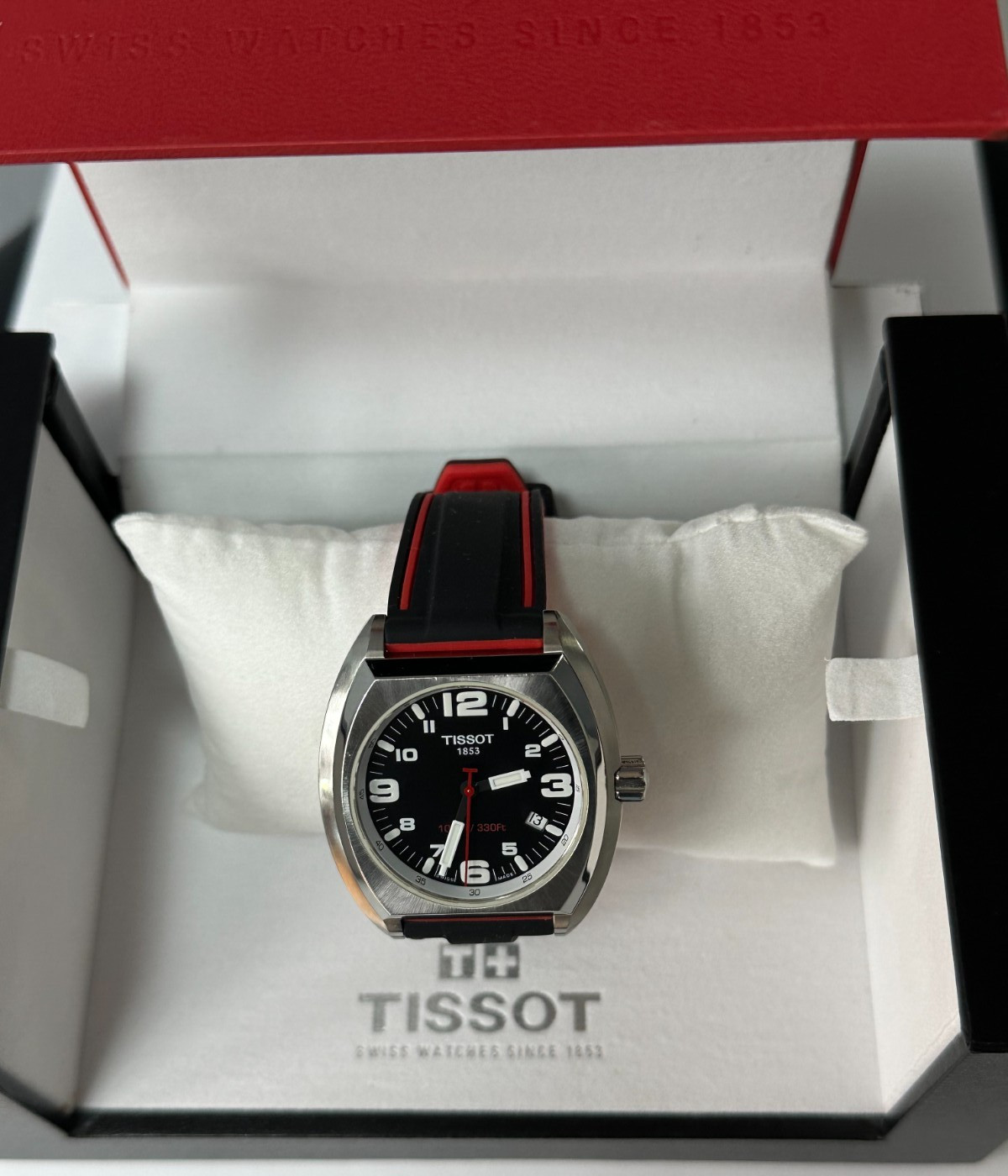 Tissot T-Sport Q660/760 TKS-BC Black Dial Date Men’s Quartz Watch WARRANTY