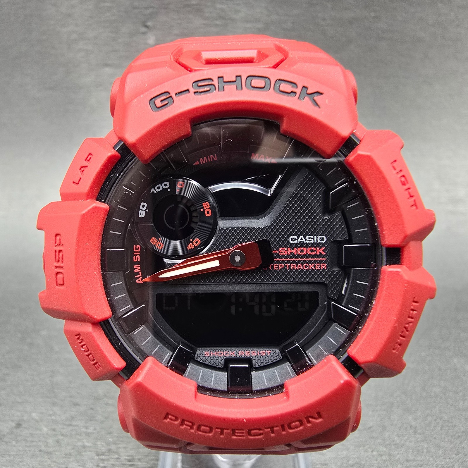 Casio G-Shock GBA-900 Watch Men 49mm Red Black Analog Digital Octagon New Batt